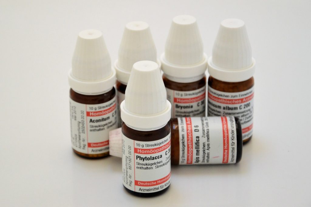 frascos de homeopatia